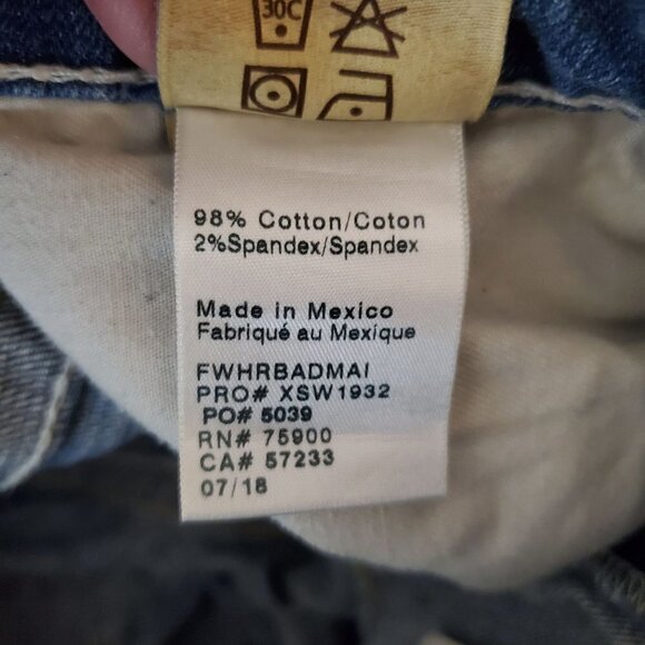 Big Star 28 Remy Bootcut Jeans lowrise Cotton Blend‎ Midrise - Picture 6 of 11